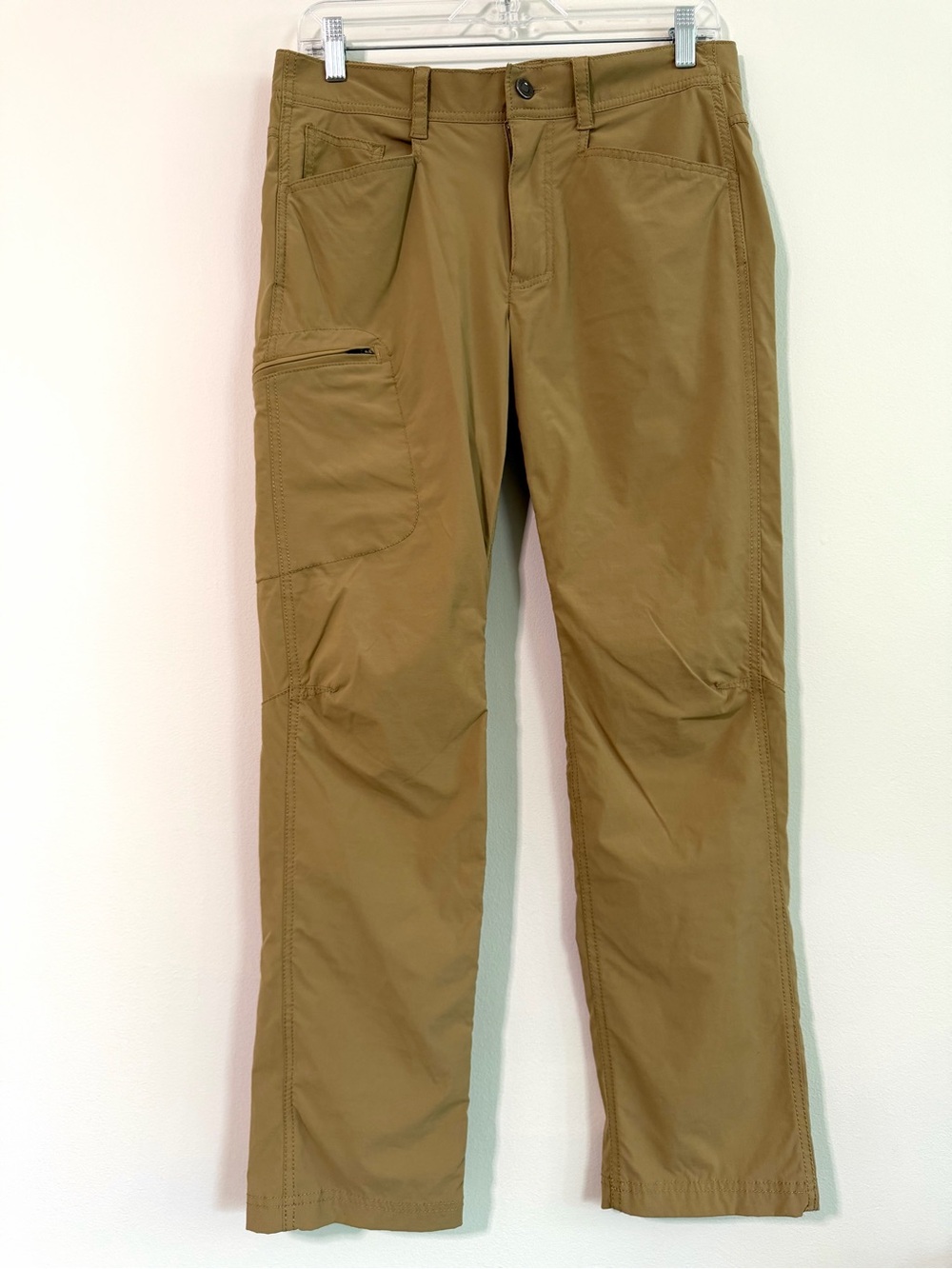 L.L. Bean Cresta Hiking Pants Men's 31x29 Khaki Tan Nylon Spandex Stretch Trail